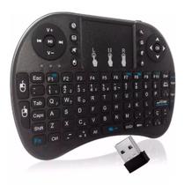 Mini Teclado Wireless Para Smart Tv Com Led