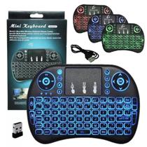 Mini Teclado Wireless: PCs/Xbox/PS3/TV - Recarregável - LW COMERCIO