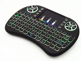 Mini Teclado Wireless Smart Tv Celular Keyboard Air Mouse Touchpad Iluminado Usb Mini Teclado Wireless Smart Tv Celular Keyboard Air Mouse Touchpad Iluminado Usb