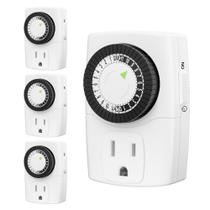 Mini temporizador de tomada mecânica interno de 24 horas BN-LINK BND-60/U47
