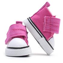Mini Tênis para Amigurumi com tiras autocolantes Mini Tênis para Amigurumi com tiras autocolantes