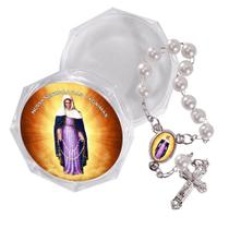 Mini Terço Dezena De Mão Nossa Senhora das Lágrimas - Armazém Católico