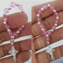 Mini terço pérolas- 50 unidades