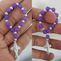 Mini terço pérolas- 50 unidades