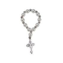 Mini terço pérolas- 50 unidades