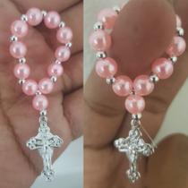 Mini terço pérolas- 50 unidades