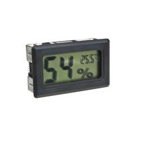 Mini Termômetro - Higrômetro Digital / Mede Temperatura e Umidade SEM bateria - Preto