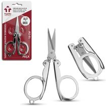 Mini Tesoura de Viagem Portátil Dobrável 10cm Aço Inox Mini Tesoura de Viagem Portátil Dobrável 10cm Aço Inox