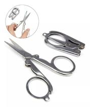 Mini Tesourinha Tesoura De Bolso Dobrável Para Viagem Chaveiro Pequenos Artesanatos