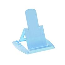 Mini Tipo cartão Portador de celular Portador de celular Celulares Permanecem Ângulo Ajustável para Tablet Desktop Dobrável Stand Home Decores - Azul