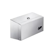 Mini Toalheiro Parede Biovis Quadra Inox 250 Toalhas Mini Toalheiro Parede Biovis Quadra Inox 250 Toalhas
