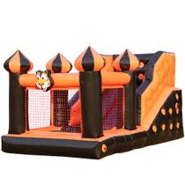 Mini Tobogã Inflável Tigre com Piscina de Bolinha e Motor