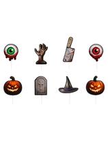 Mini Topper Halloween Doces C/8un Enfeite Festa Temática