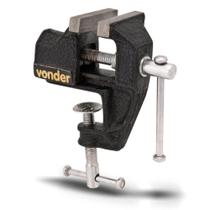 Mini Torno de Bancada Morsa de 1kg com Grampo da marca Vonder Leve e Compacto