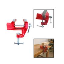 Mini Torno Morsa De Bancada Mesa Base Fixa 1.1/2 Polegadas