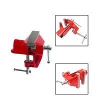 Mini Torno Morsa De Bancada Mesa Base Fixa 2 Polegadas