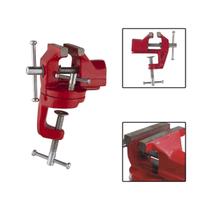 Mini Torno Morsa De Bancada Mesa Base Giratória 2.1/2 60mm