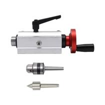 Mini Torno Para Carpintaria, Ponteira Telescópica, Topo Vivo, Mandril De Perfuração Móvel Rotativo