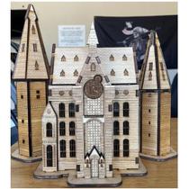 Mini Torre do Relógio Harry Potter Quebra-cabeça Mdf