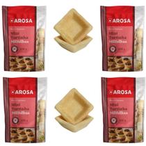 Mini Tortinhas Milfolhas Arosa 4x4cm C/324 unid Mini Tortinhas Milfolhas Arosa 4x4cm C/324 unid