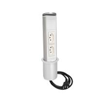 Mini totem de mesa manual 2ele nbr 10a - branco