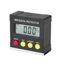Mini transferidor digital 360 medidor inclinometro base Ímã