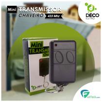 Mini Transmissor Chaveiro Controle Remoto Portão 433 Mhz