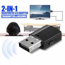 Mini Transmissor e Receptor Bluetooth 5.0 USB - Áudio Estéreo