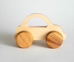 Mini Transporte Beetle, Fusquinha de Madeira, da Pachu - Cód. P-36