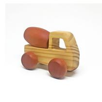 Mini Transporte Betoneira, de Madeira, da Pachu - Cód. P-34