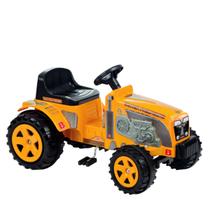 Mini Trator Infantil Pedal Fazendeiro Amarelo - Biemme