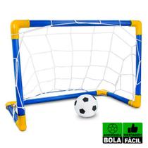 Mini Trave com Rede Bola e Bomba de Encher 01un Trave Golzinho Futebol Infantil - Snel Home