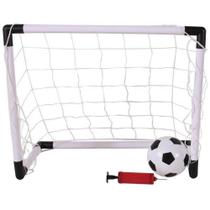 Mini Trave Gol Futebol Infantil 2 Em 1 Com Bola E Bomba - Dm - Dm Toys