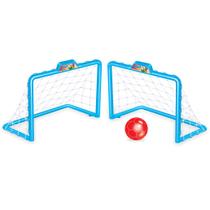 Mini Trave Gol Futebol Infantil 2 Traves 2 Redes 1 Bola - Apolo Brinquedos