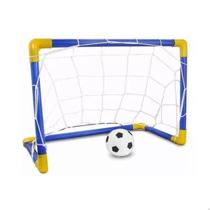 Mini trave golzinho de futebol infantil rede e bola inclusas