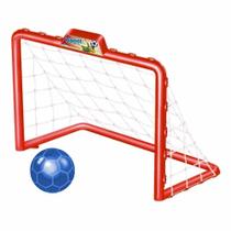 Mini Trave Infantil com Bola - Chute a Gol - Vermelho - Líder Mini Trave Infantil com Bola - Chute a Gol - Vermelho - Líder