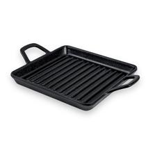 Mini Travessa com Alça Grill Quadrada Melamina Preta 19x3 cm Mini Travessa com Alça Grill Quadrada Melamina Preta 19x3 cm