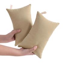 Mini travesseiro NTBAY Down Alternative Microfiber 18x28cm Light Taupe