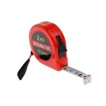 Mini Trena 2 Metros Trava 2m x 12.5mm Fita Métrica Aço