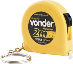 Mini Trena Chaveiro Aço Original Vonder 2 Metros