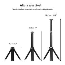 Mini Tripé Ajustável LUXCEO L03 Suporte De Mesa Para Câmera De Vídeo Luz Anel De Luz P200 Q508A