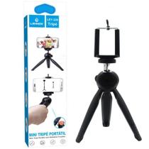 Mini Tripé De Mesa Celular Para C/ Suporte p / Gravações E Fotos - LEHMOX