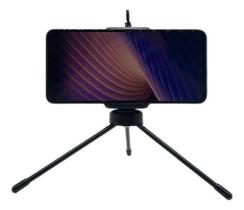 Mini Tripé de Mesa em Metal com Suporte para Celular Estável, Compacto e Profissional S Mini Tripé de Mesa em Metal com Suporte para Celular Estável, Compacto e Profissional S