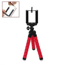Mini Tripé De Mesa Flexível 360 Suporte Smartphone Vermelho Mini Tripé De Mesa Flexível 360 Suporte Smartphone Vermelho