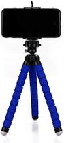 Mini Tripé Flexível para Celular 24cm - Azul