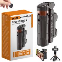 Mini tripé Pocketflex giratório de 360 com controle remoto para celular