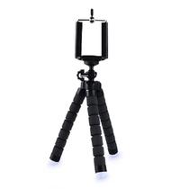 Mini Tripé Suporte De Mesa Celular Câmera Giratório Preto