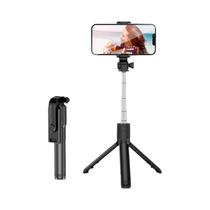 Mini Tripé Universal Sem Fio Bluetooth Com Controle Remoto E Luz De Preenchimento Para iPhone