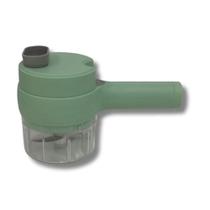 Mini Triturador Elétrico 4 Em 1 Verde Portátil Moderno Perfeito Para Legumes Envio Imediato