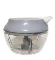 Mini Triturador Manual Cinza 400Ml Importado Mixx Import